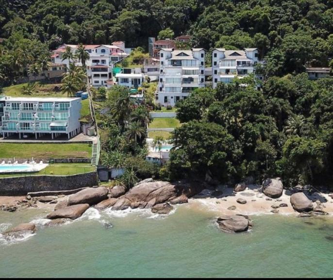 Linda Cobertura Duplex, Pe Na Areia,Vista Linda. Apartment Карагуататуба Екстериор снимка